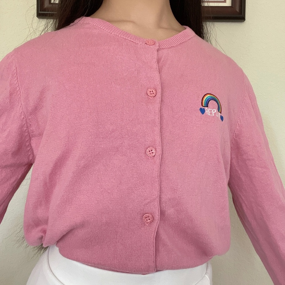 J-Fashion Repipi Armario Pink Kidcore Cardigan